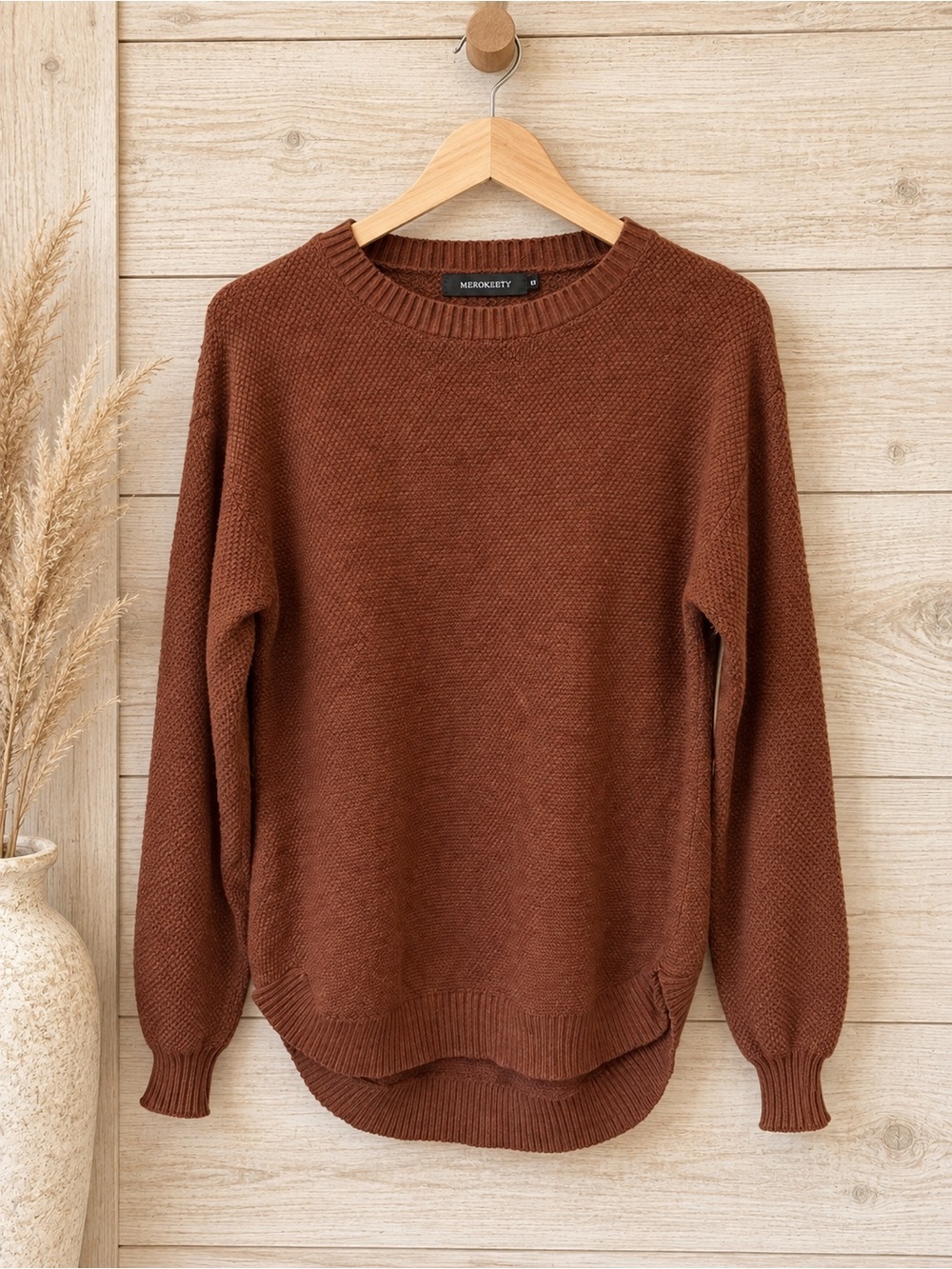Merokeety Crewneck Sweater